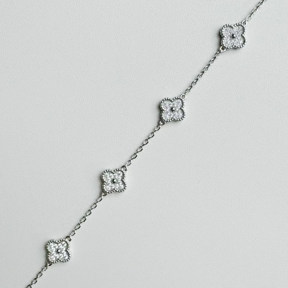 925银手链 米禾高级定制 迷你六花手链s60s61