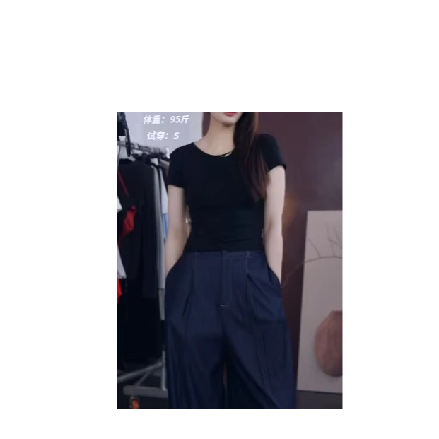 【熙木】织影/T恤 夏款高级时尚休闲设计蝴蝶结露背款5XTDD9414