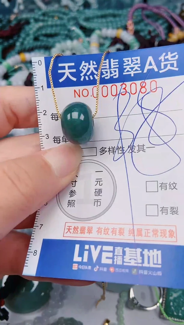 颈饰未镶嵌翡翠00003080