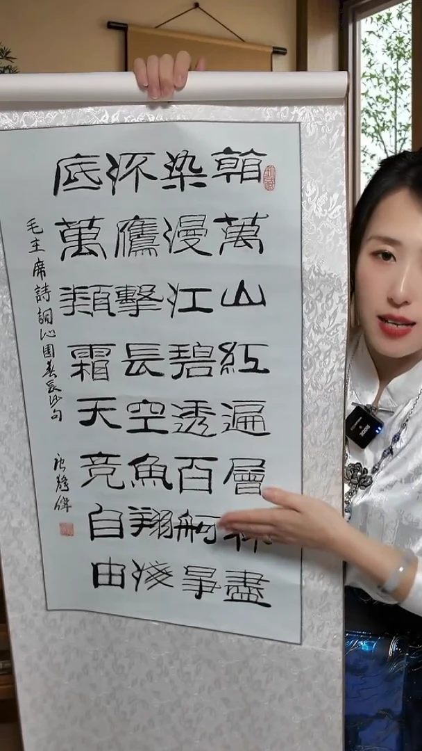 书法沁园春 长沙 唐静伟手书作品