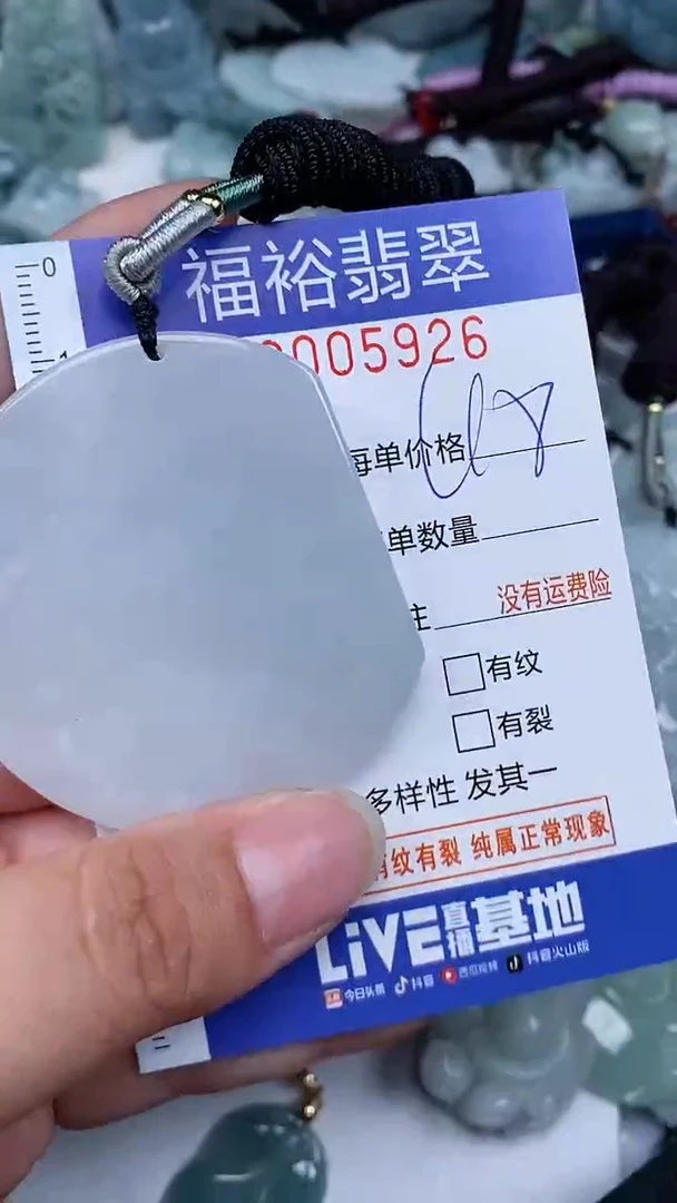 翡翠未镶嵌颈饰...0005926