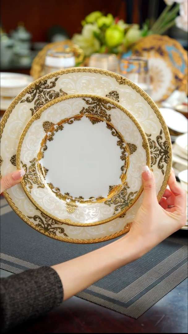 瓷片10.5+8英寸平盘