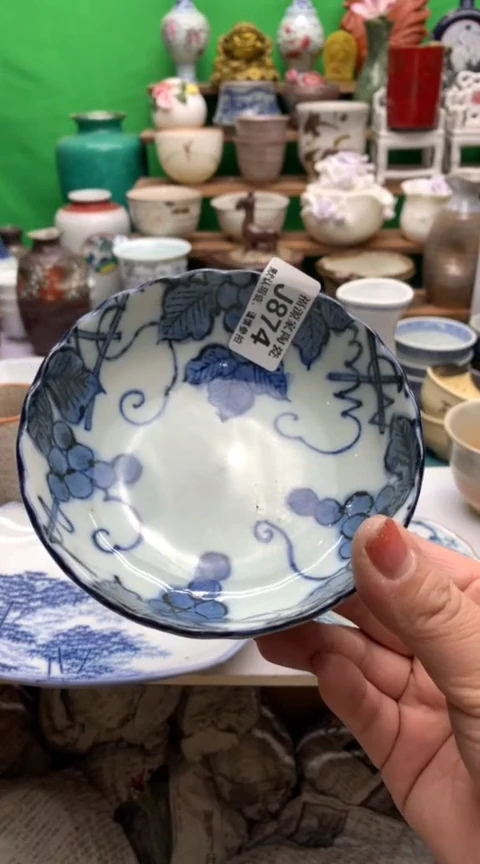 【闪购商品】盖碗海外回流瓷器