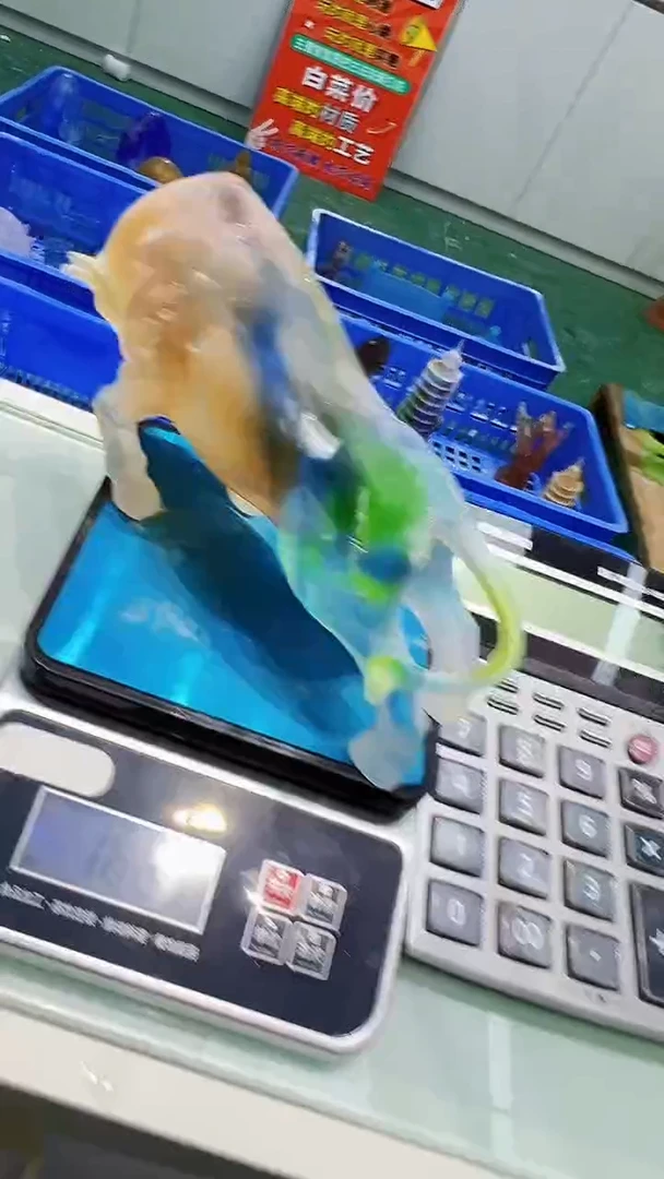 手工艺品琉璃小*包古法琉璃  牛气冲天摆件