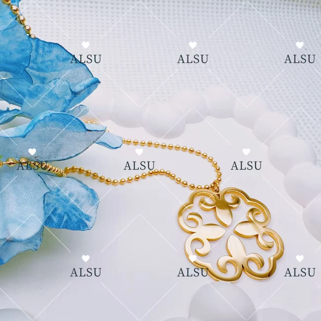 ALSU/ALSU原创新款民族风镂空轻奢毛衣链精致简约个性四个款式