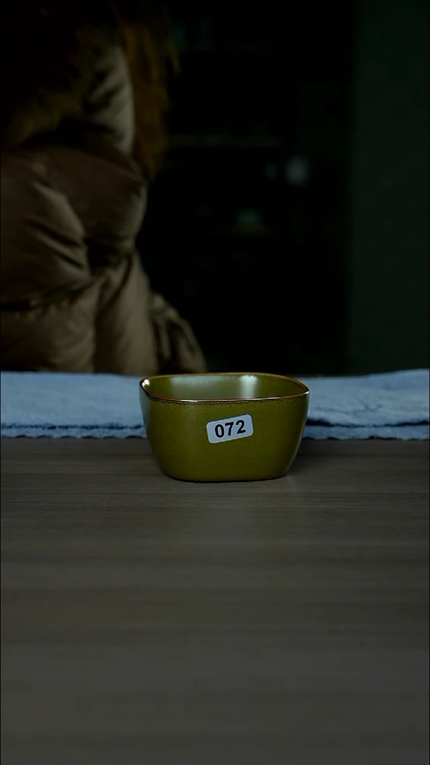 【闪购商品】杯072号茶叶末鳝鱼黄四方杯