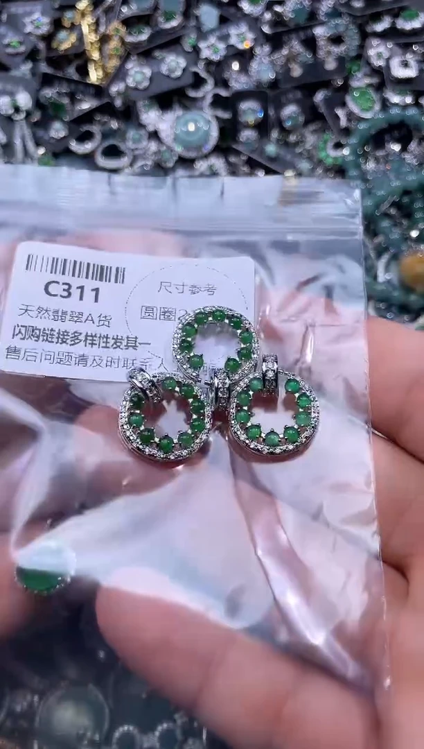 【闪购商品】翡翠颈饰未镶嵌C311多样性发其一