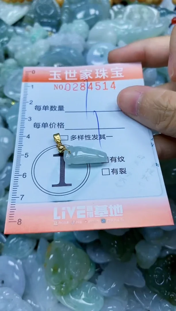 翡翠未镶嵌颈饰闪购0284514