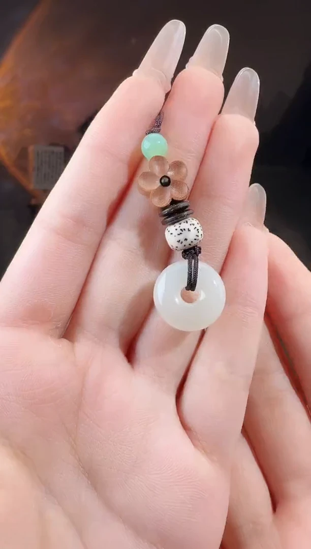 未镶嵌和田玉包链平安环xp