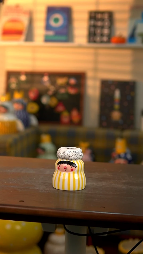 .喜上陶社小梦云朵杯黄色