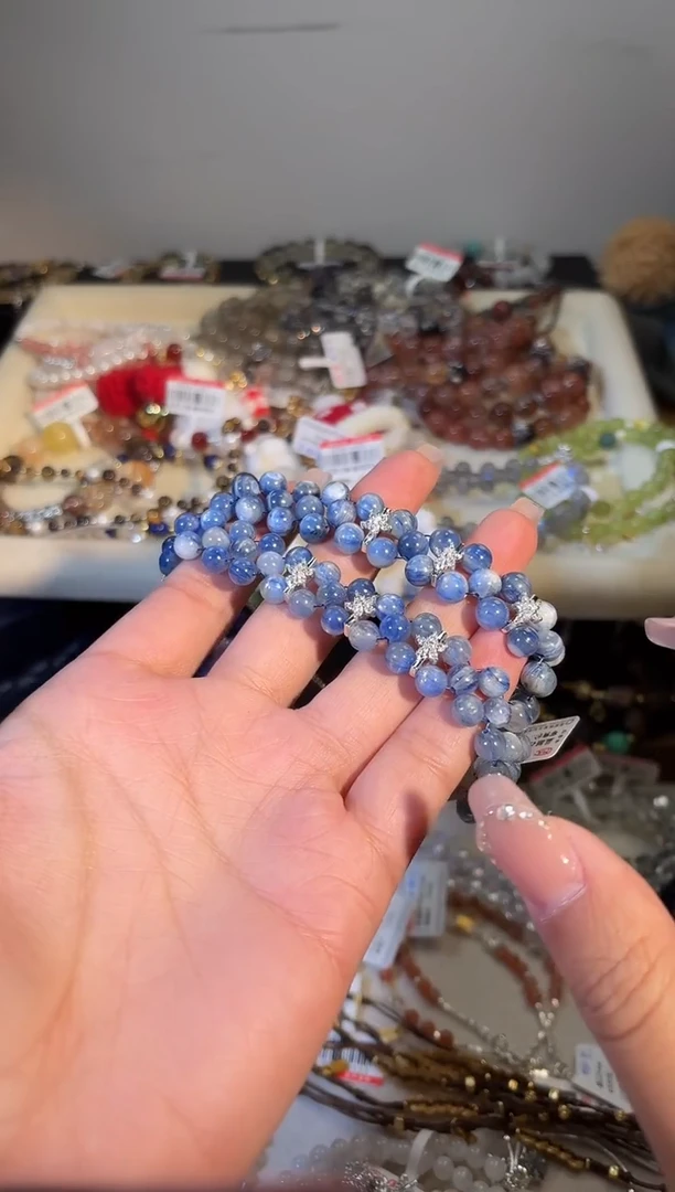 未镶嵌蓝晶石手串k453多样性发货一件