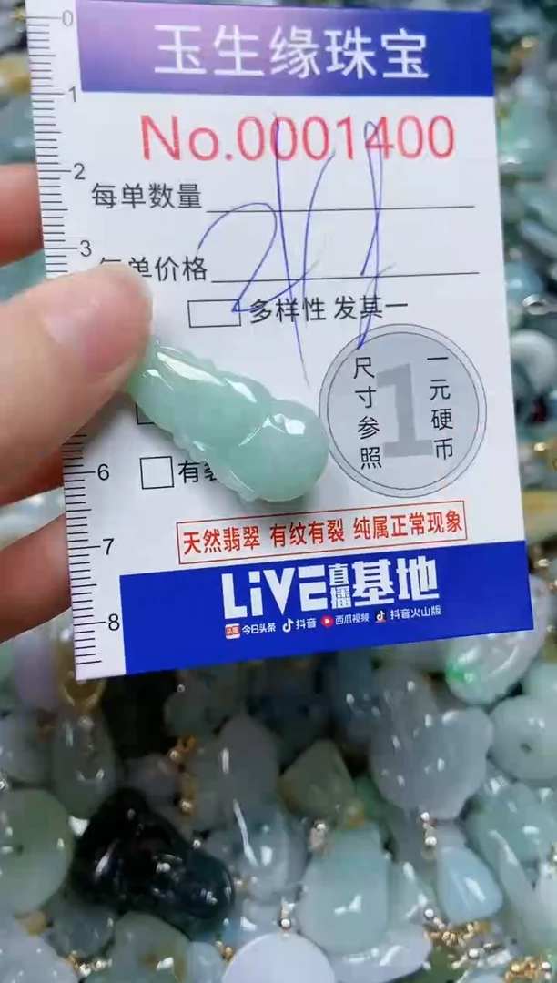 【闪购商品】翡翠颈饰未镶嵌闪购000014.00