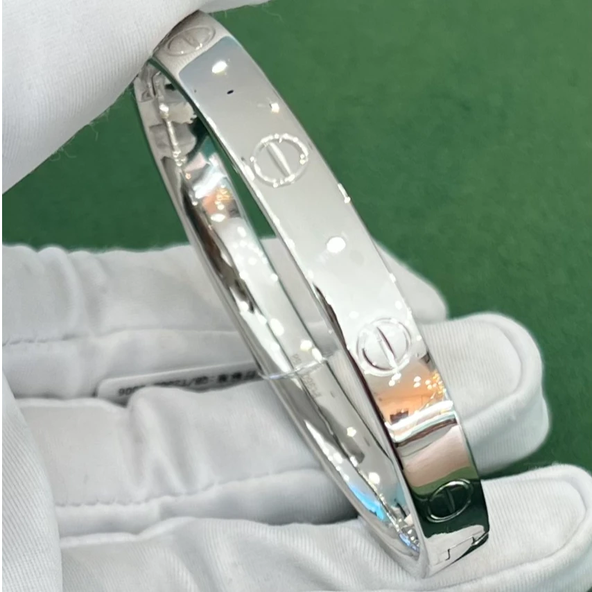 铂金PT950贵妃一字卡镯时尚百搭经典