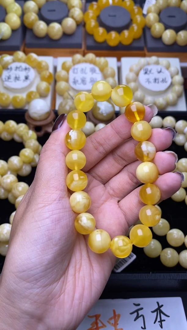 裸石琥珀未镶嵌大小姐珠宝78
