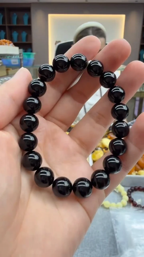 手链琥珀未镶嵌46秒拍号 假一罚三