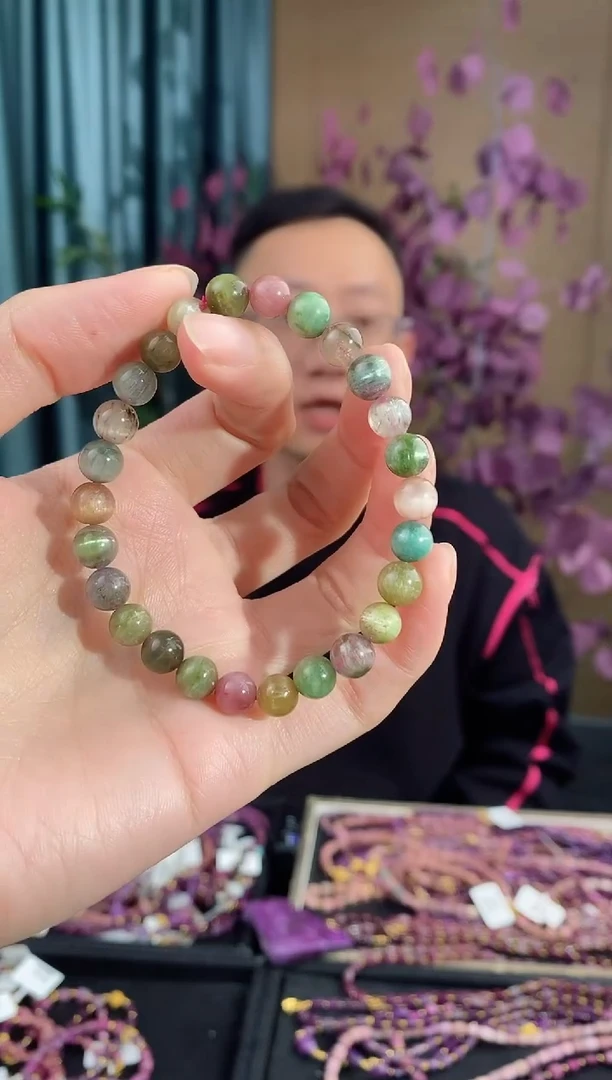 【闪购商品】碧玺手串未镶嵌909碧玺猫眼