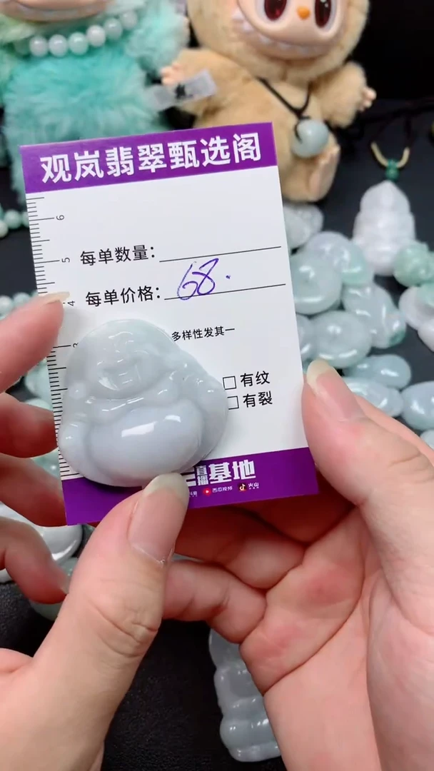 翡翠未镶嵌颈饰缅甸天然A货翡翠 保A保天然