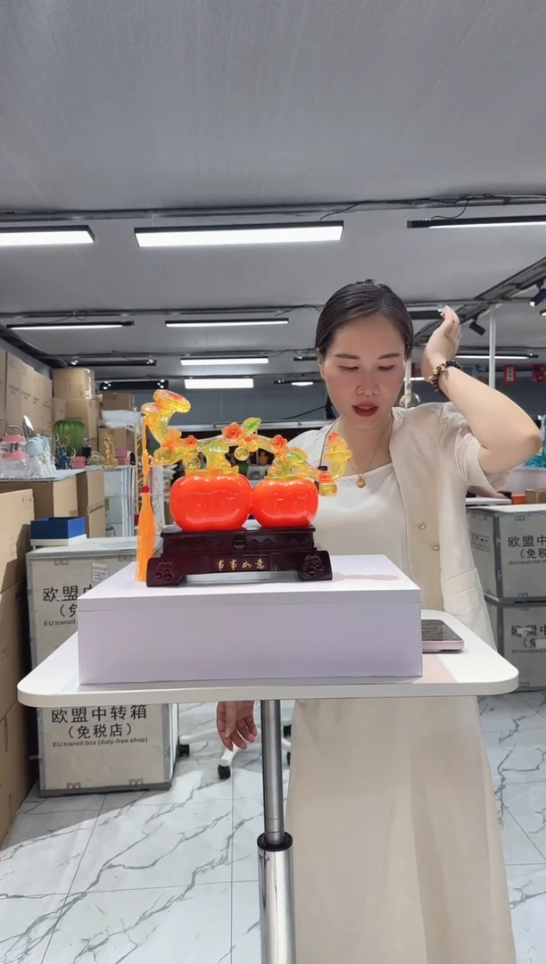 琉璃手工艺品花瓶花器S-19
