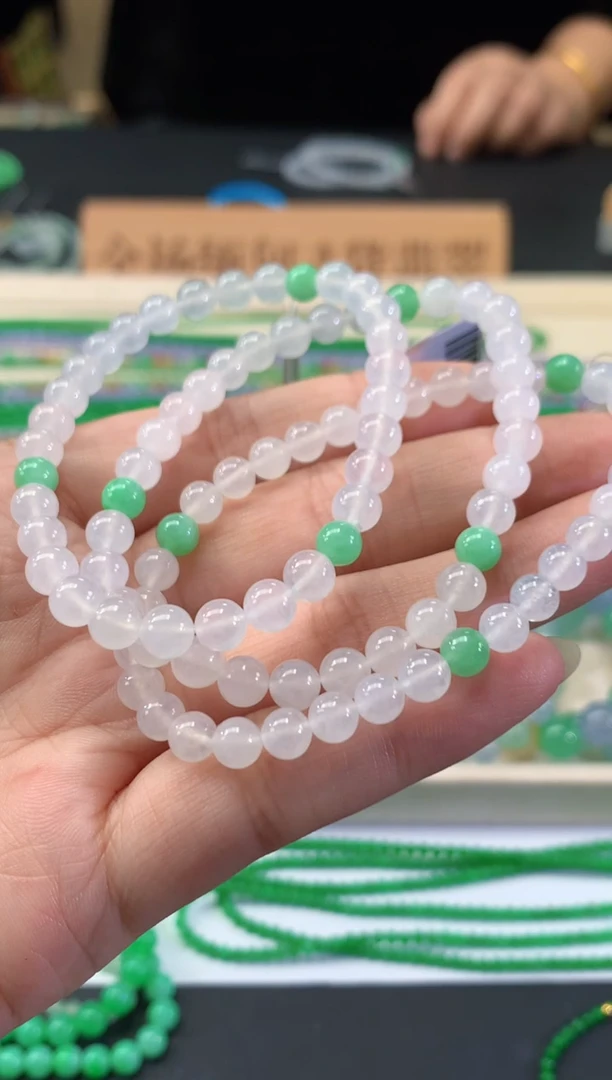 未镶嵌手串翡翠A52|880（多样性发其一）