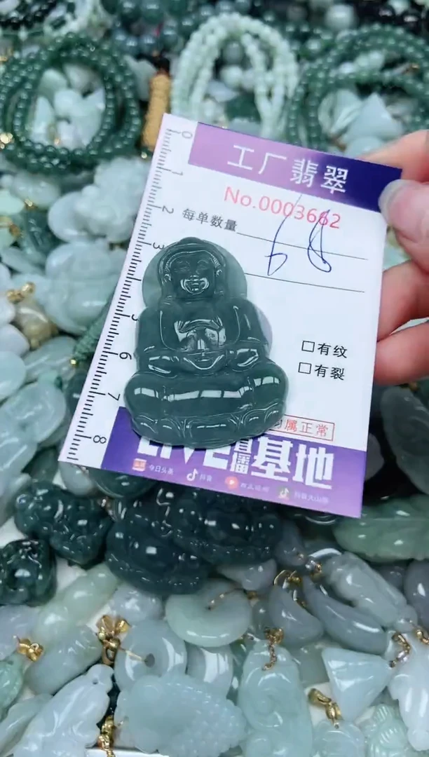 【闪购商品】翡翠吊坠(不含链)未镶嵌翡翠