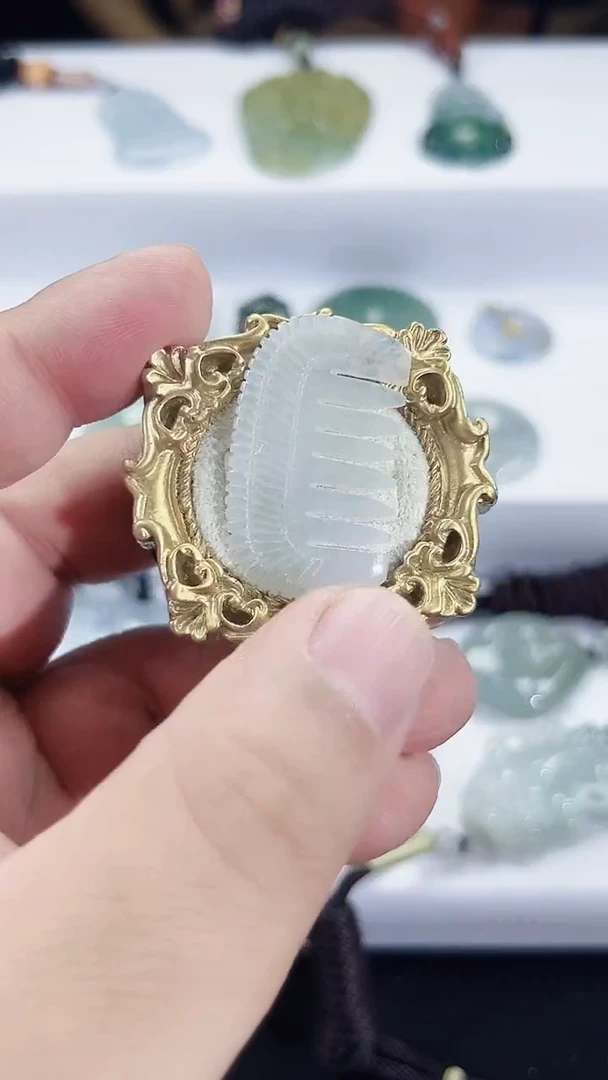 颈饰未镶嵌翡翠天然缅甸A货翡翠