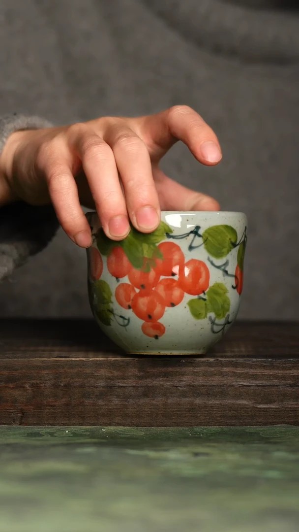 【闪购商品】杯青诗手工手绘瓷器