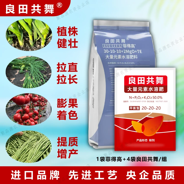 【良田共舞＋菲得高】一套2亩地 杆粗 杆壮 叶厚叶宽叶绿 产量高