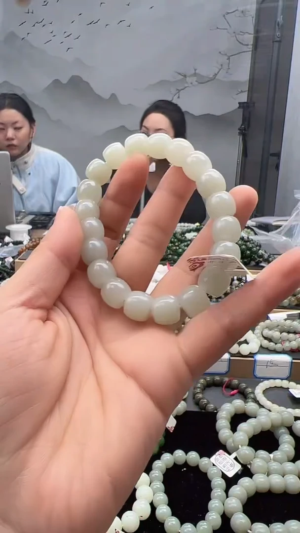 未镶嵌手链和田玉10*11