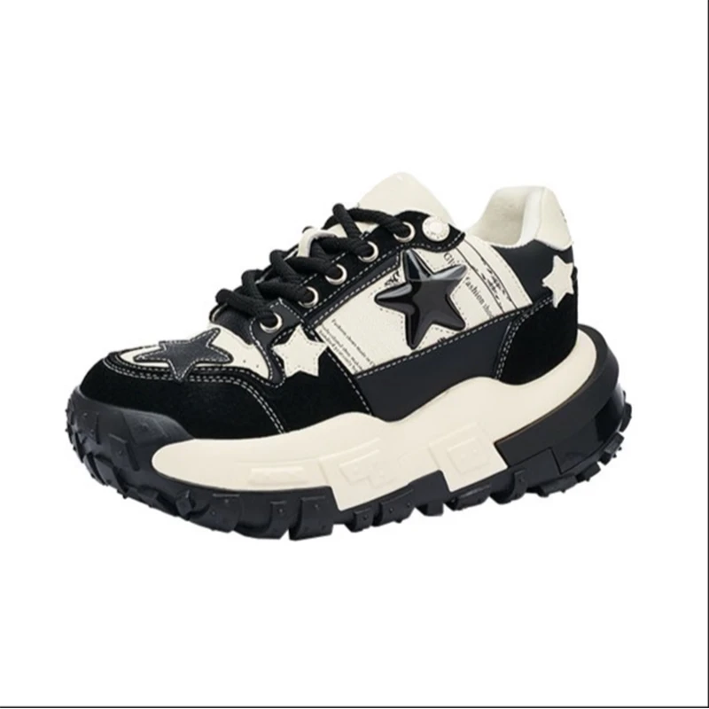 【红酒】增高8CM  2024厚底内增高休闲系带女鞋   SSC1112623