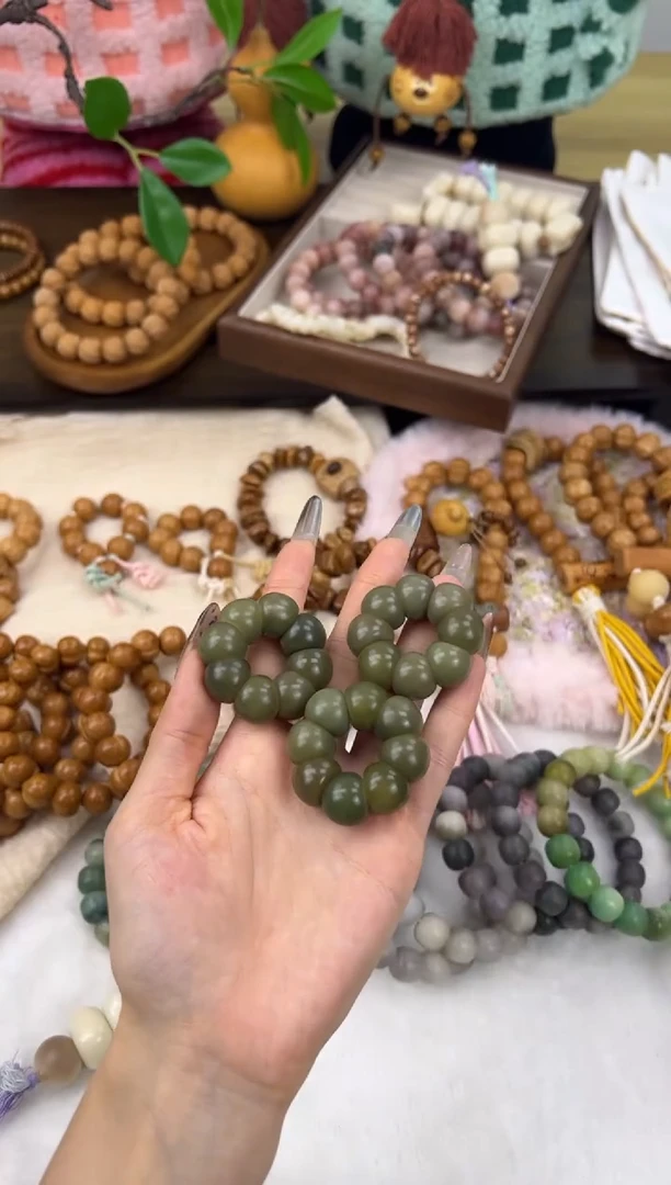 手串菩提根/象牙果菩提根14mm花瓣儿手捻瑕疵不退不换