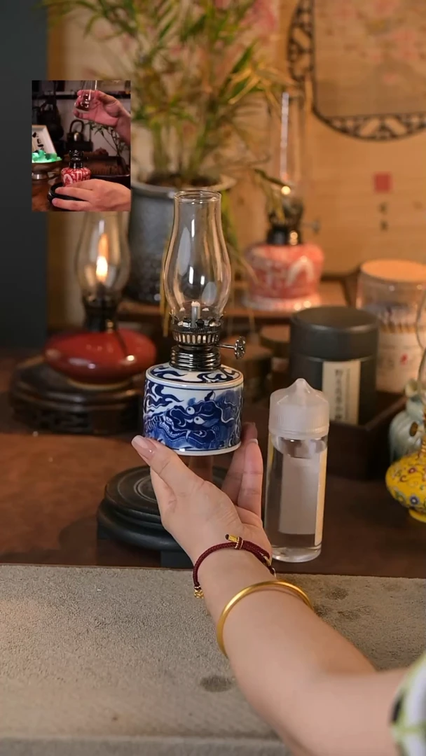 景德镇陶瓷香薰灯摆件