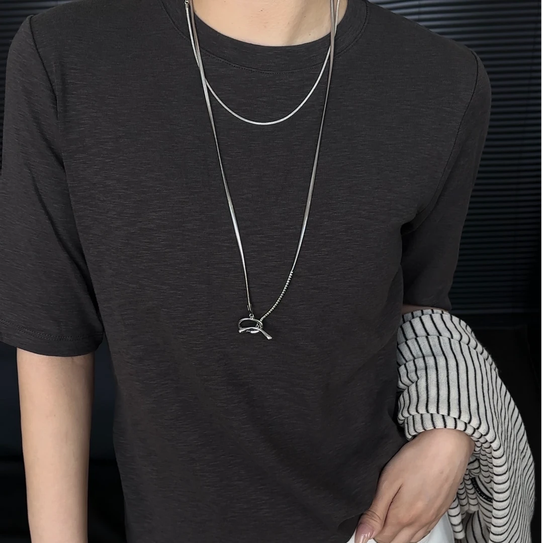 YZZ[基础款T]春季新款百搭基础圆领五色t恤