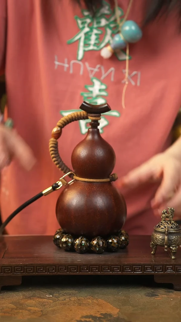 086云匠大漆酒葫芦一物一拍