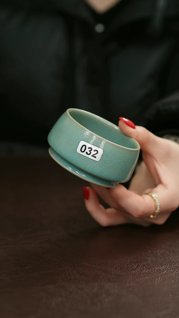 摆件瓷032原矿原釉汝宋汝瓷