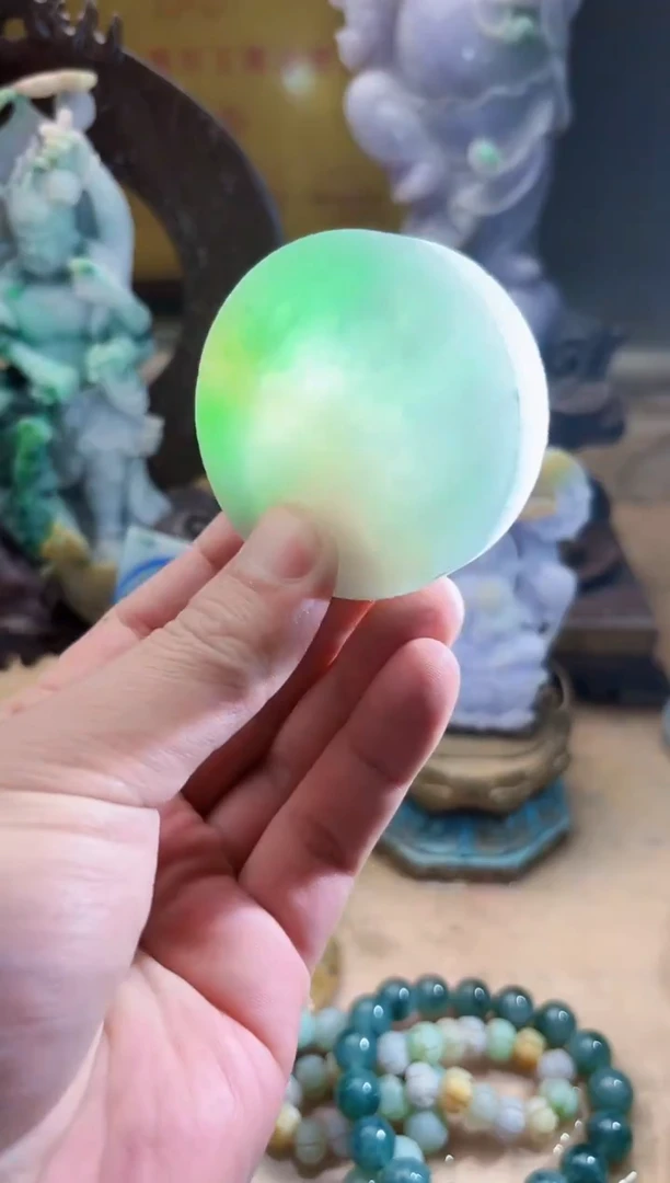 未镶嵌挂件翡翠A货张麦9564