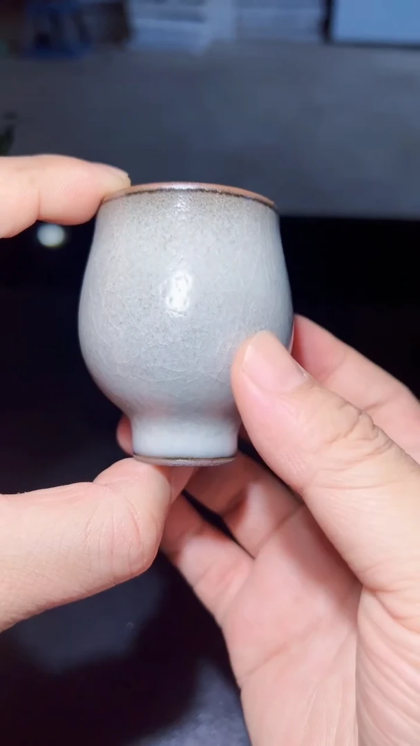 茶盏用****347月白闻香杯建盏主人杯
