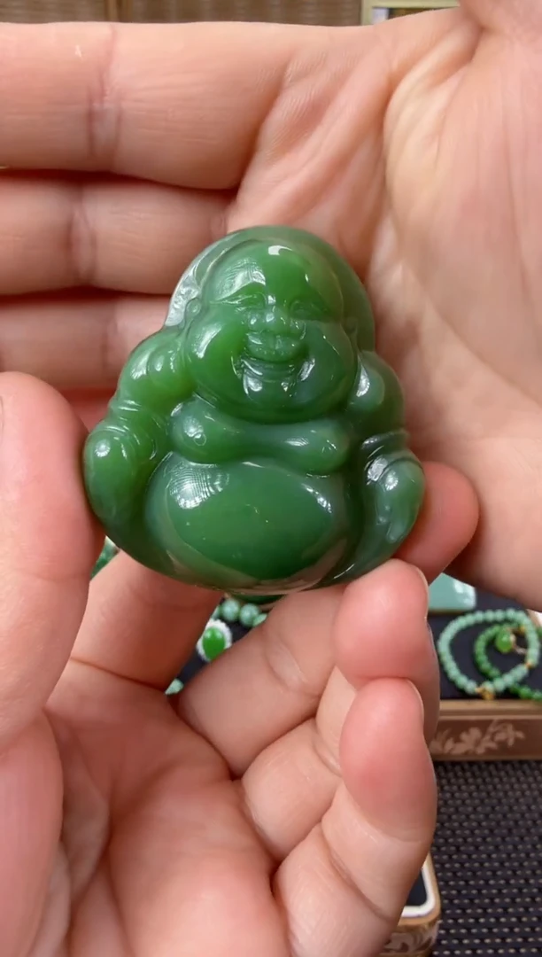 【闪购商品】和田玉（碧玉）吊坠(赠链)未镶嵌 