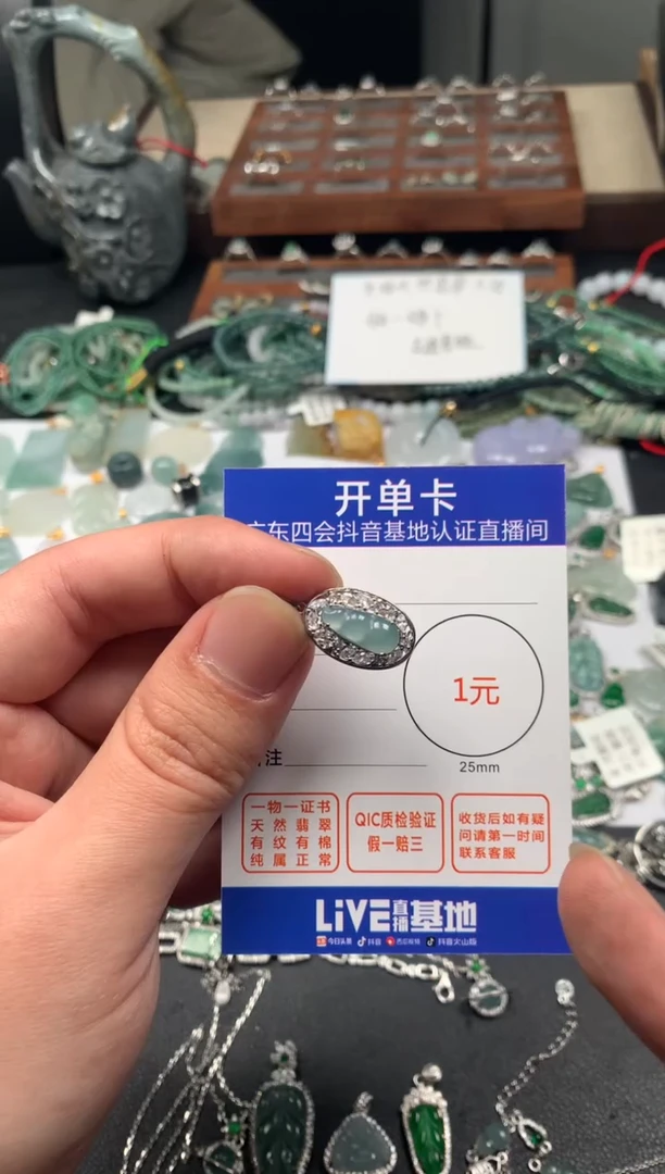 翡翠未镶嵌颈饰吊坠