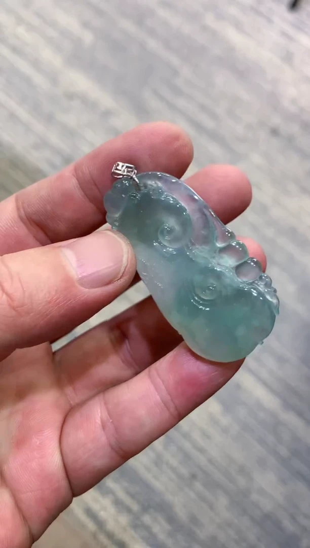 颈饰未镶嵌翡翠天然A货翡翠