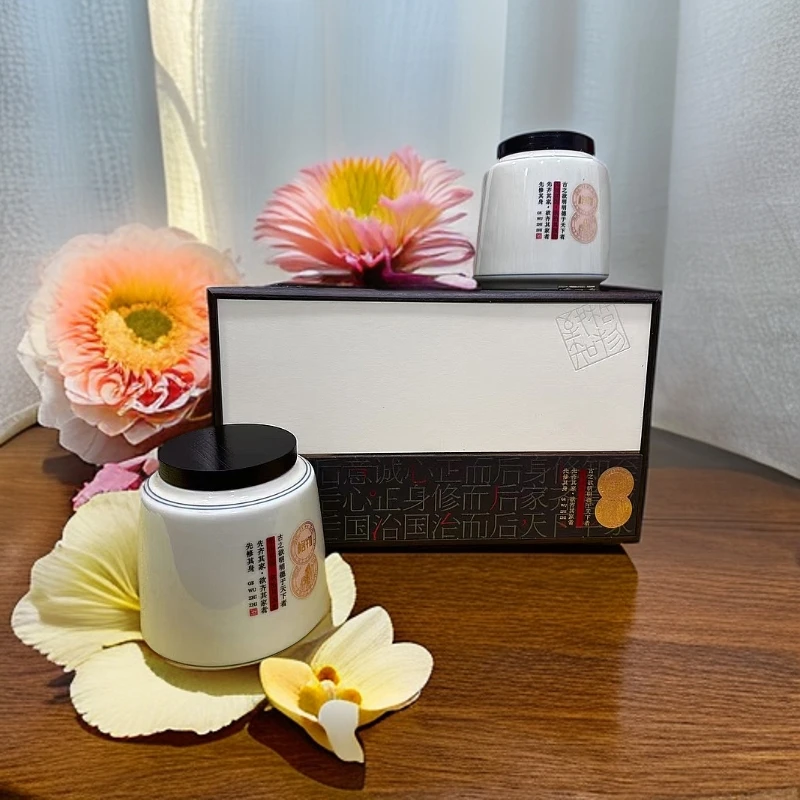 白毫银针 陶瓷罐白茶茶叶格物高档礼盒装过年送礼长辈