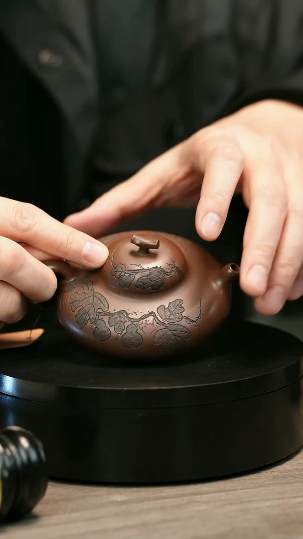 茶壶紫砂ˉ****?H1499赵信军葫芦华颍