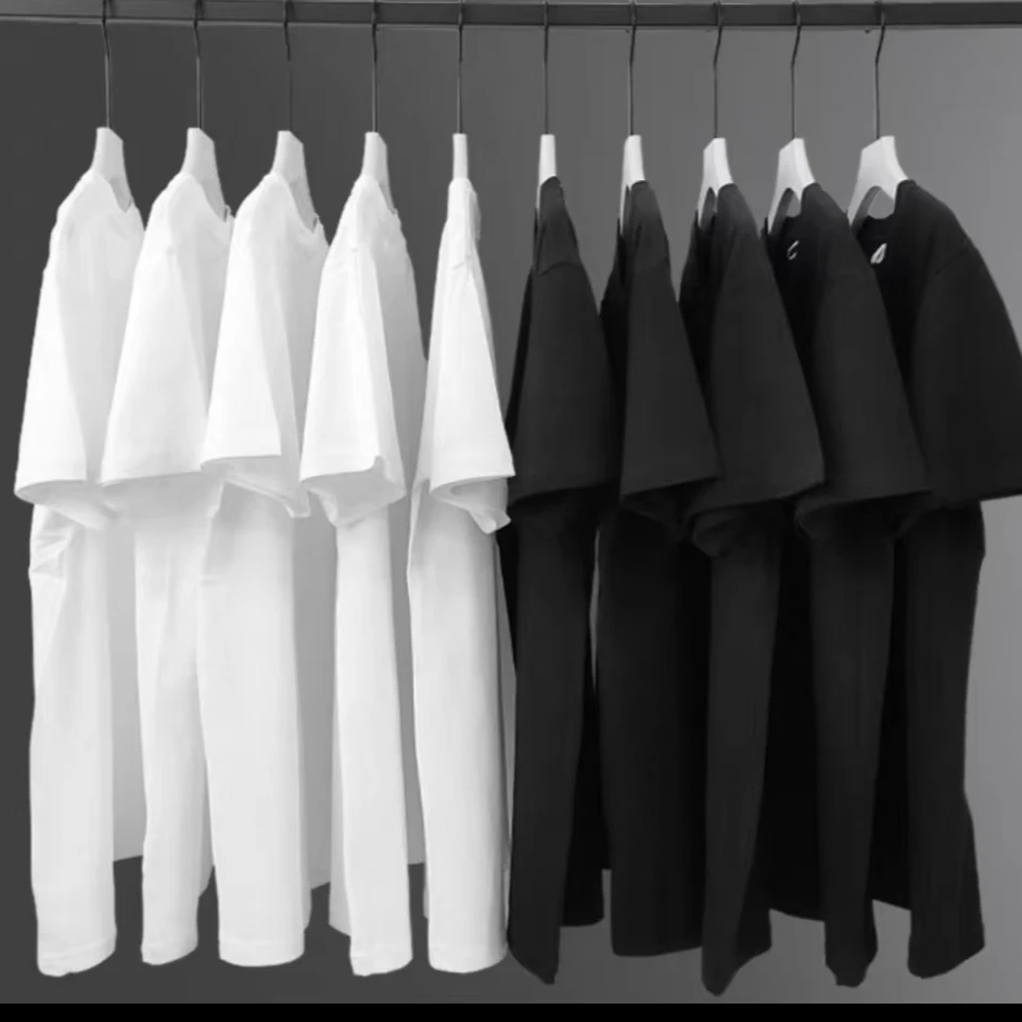 【微瑕NO退NO换未备注编码随机发】纯棉男女同款纯色T恤