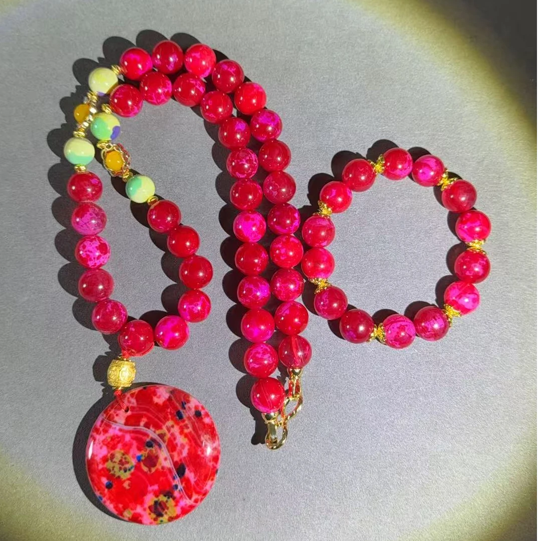 【小刘珠宝】 【小刘珠宝】 血髓重生石项链 珍藏款06