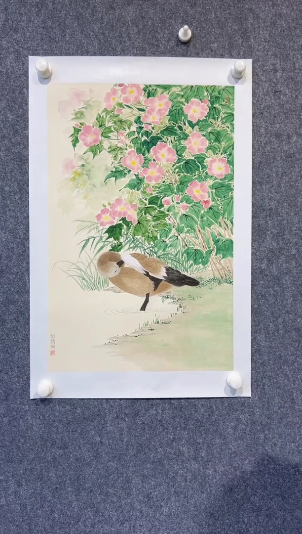 国画邹训精-2.6平尺-国画作品-yz