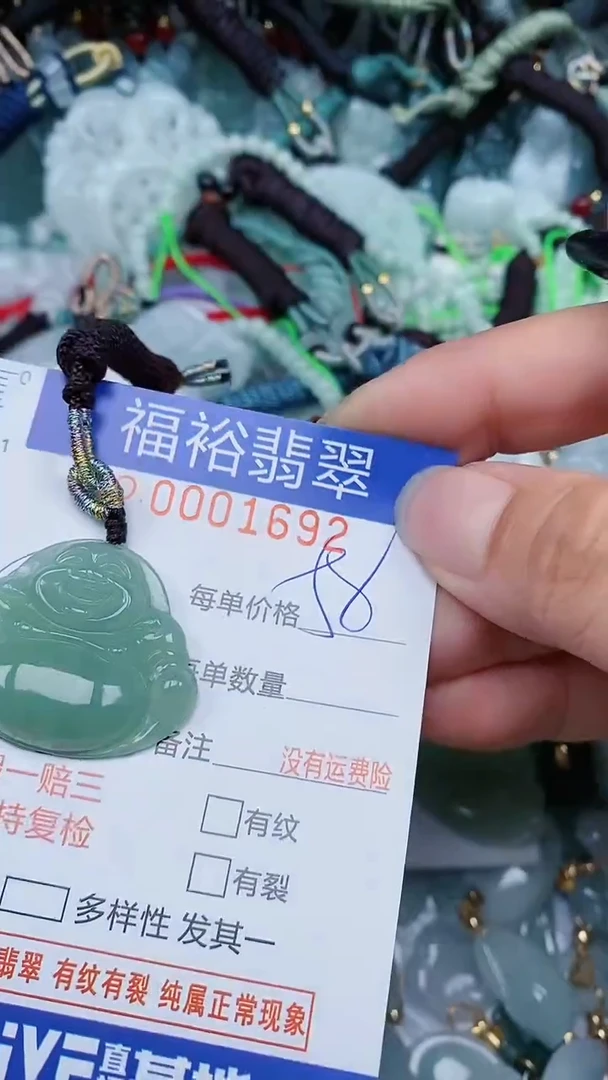 翡翠未镶嵌颈饰...0001692