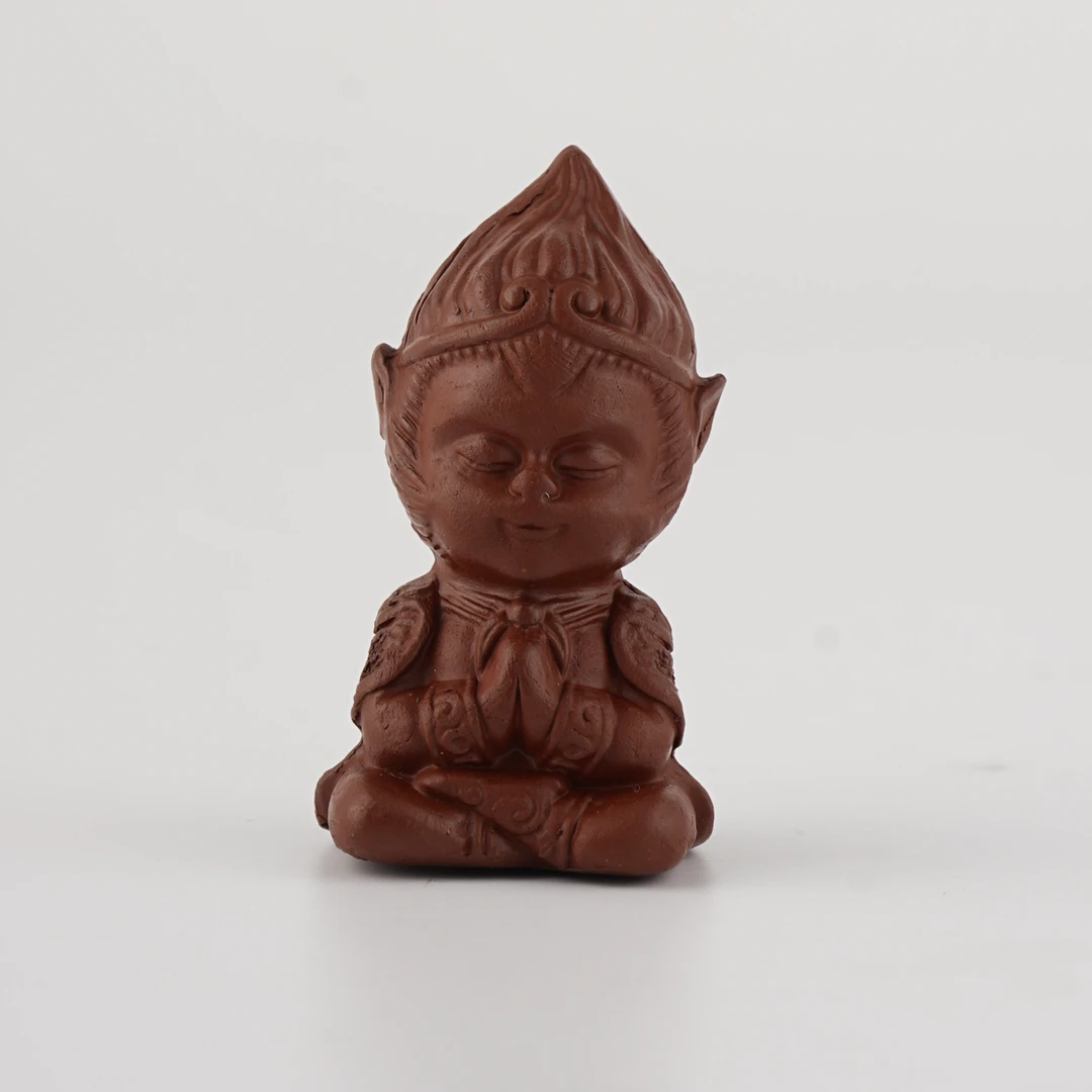 齐天大圣 悟空 原矿紫砂小茶宠 茶桌摆件