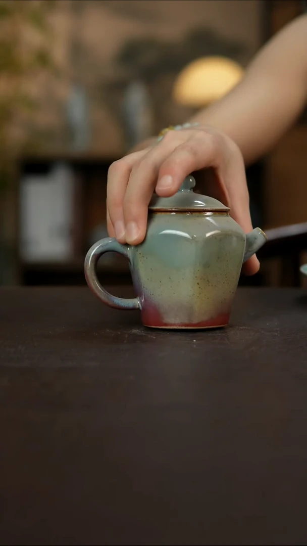 杯景德镇陶瓷杯碗柴烧多人