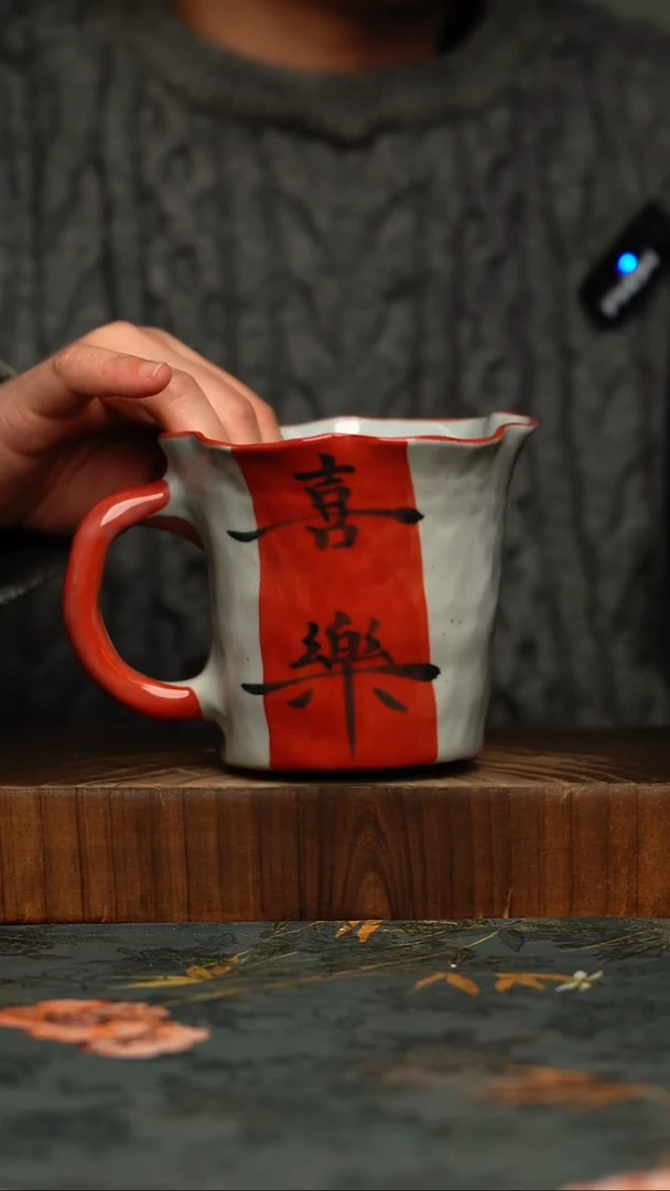 瓷片釉下彩手工手绘同款陶器