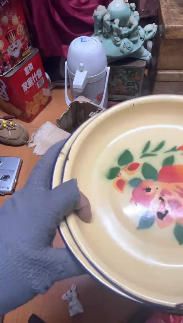 手工艺品琉璃怀***童摆件