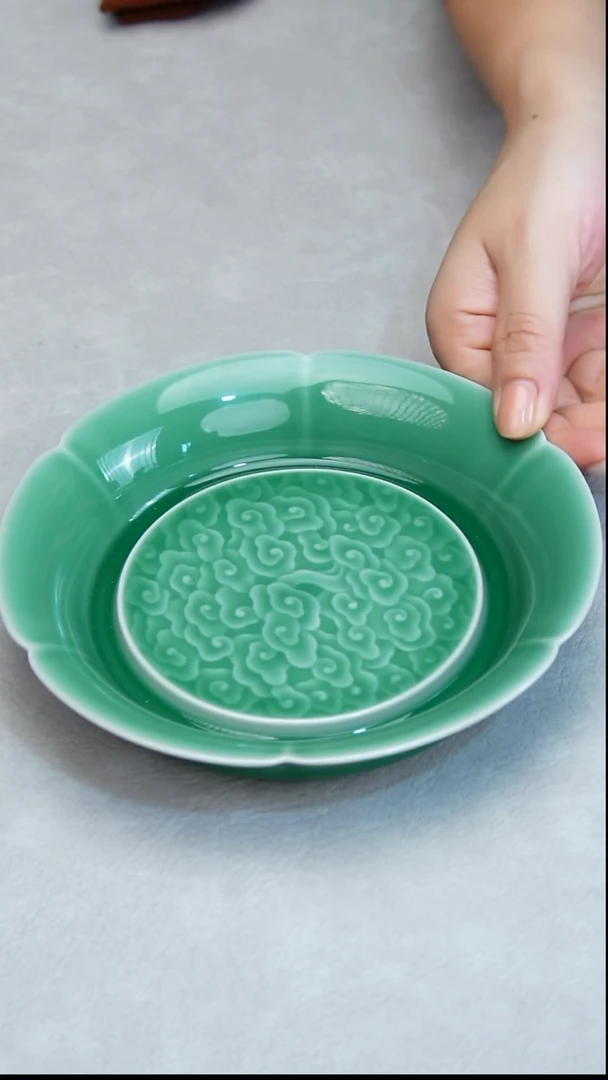 青瓷手工茶器包邮